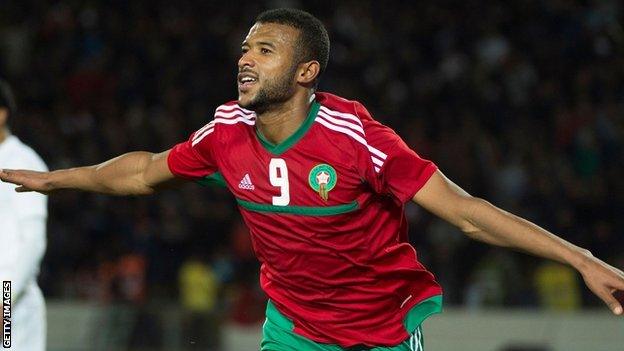 Maroccan footballer Ayoub El Kaabi impressed during the CHAN tournament