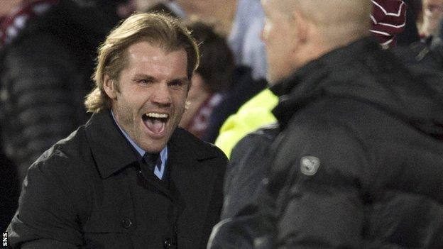 Former Hearts manager Robbie Neilson