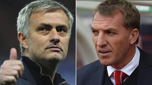 Jose Mourinho and Brendan Rodgers