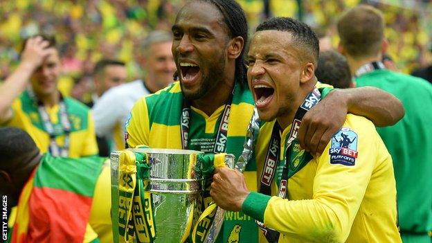 Cameron Jerome and Martin Olsson