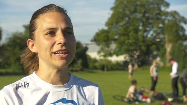 Bex Palmer is part of the Great Britain ultimate frisbee squad competing at the World Games