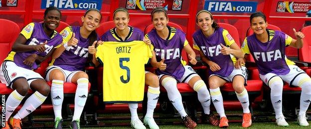 Colombia women's team