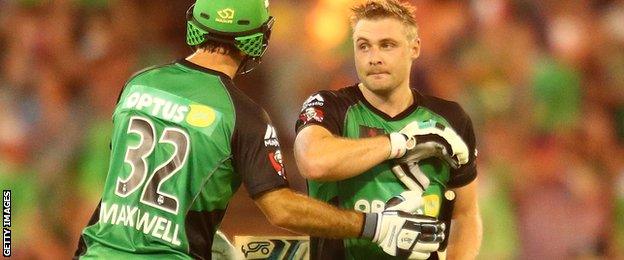 Sussex captain Luke Wright playing for Melbourne Stars