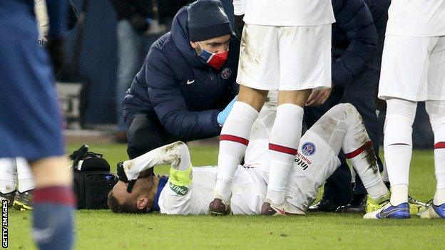 Neymar injured