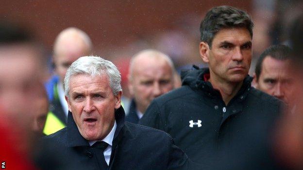 Mark Hughes and Mauricio Pellegrino