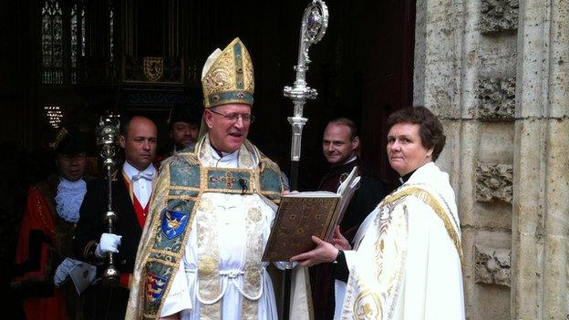 Bishop of St Edmundsbury, the Right Reverend Martin Seeley