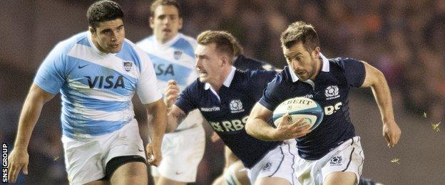 Scotland were 41-31 winners when Argentina last visited Murrayfield in 2014