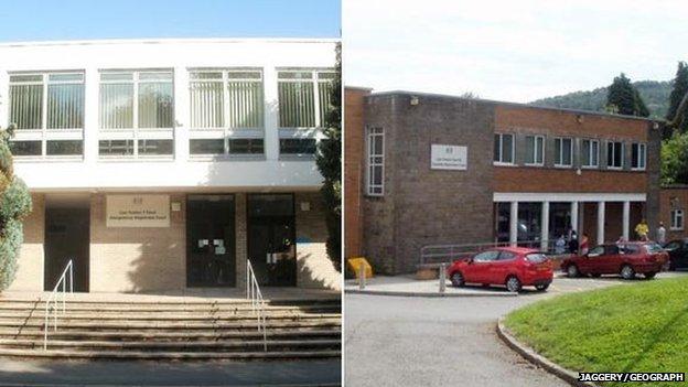 Abergavenny and Caerphilly magistrates' courts