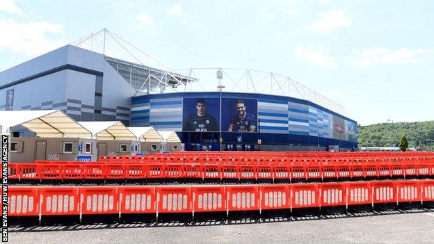 Cardiff City Stadium provided the first mass drive-through testing centre in Wales