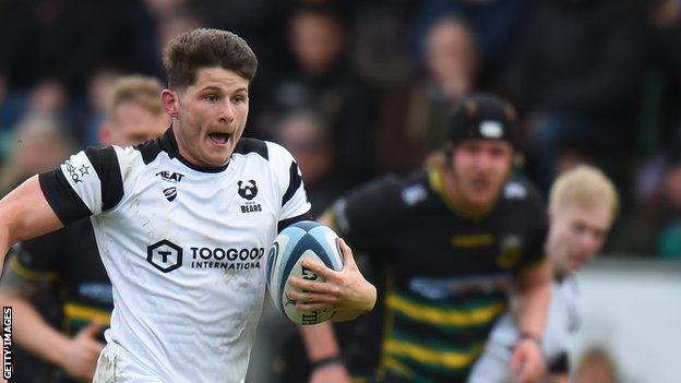 Piers O'Conor races in to help Bristol Bears to victory against Northampton Saints