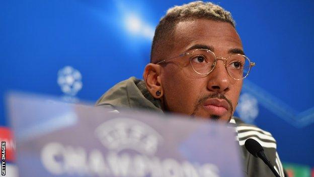 Bayern Munich defender Jerome Boateng