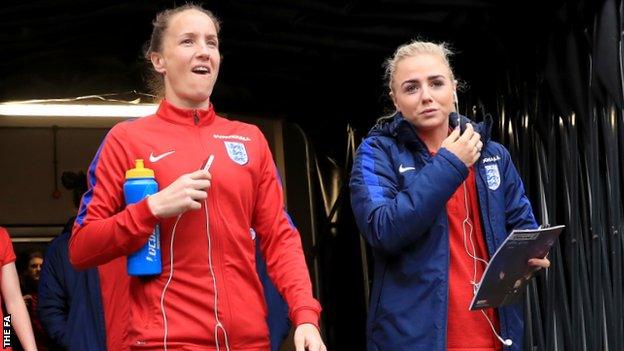 Casey Stoney (left) and Alex Greenwood