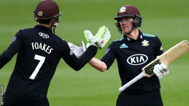 Ben Foakes and Rory Burns