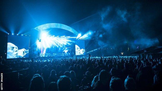 Faithless at the Isle of Wight festival in 2016