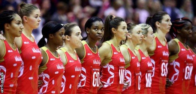 England netball team