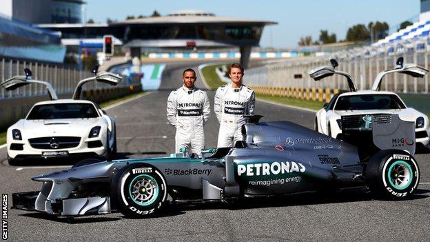 Lewis Hamilton and Nico Rosberg