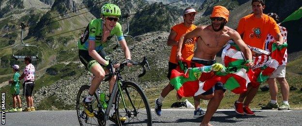 Dan Martin at the Tour de France