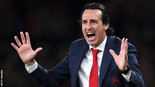 Former Arsenal manager Unai Emery