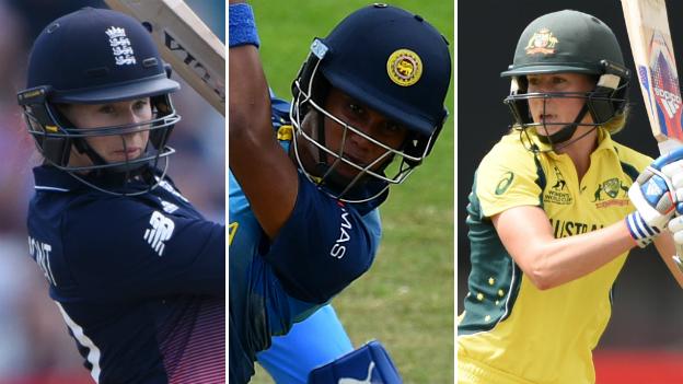 Tammy Beaumont, Chamari Atapattu, Ellyse Perry