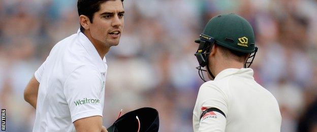 Alastair Cook and Michael Clarke