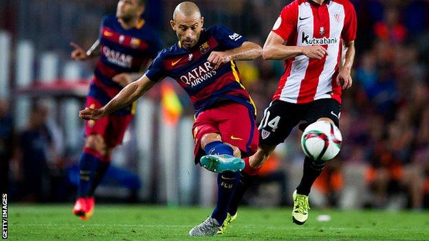 Barcelona player Javier Mascherano