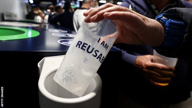 Reusable cup at Spurs v Chelsea