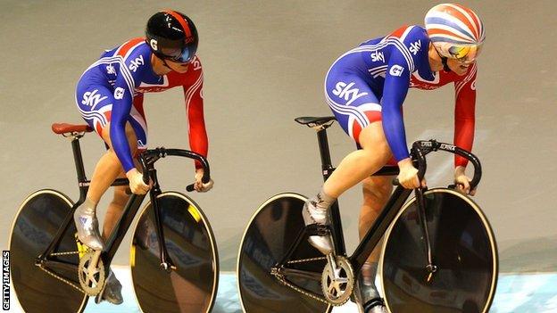 Victoria Pendleton and Jess Varnish