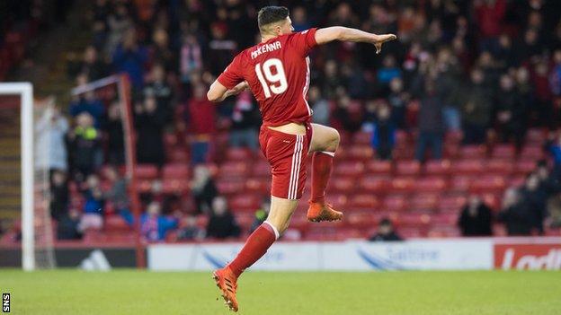 Aberdeen defender Scott McKenna