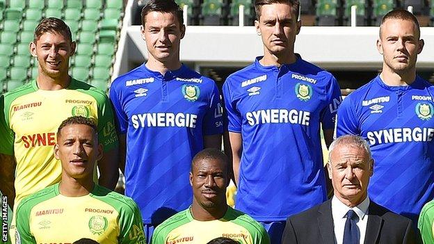 Emiliano Sala and Claudio Ranieri