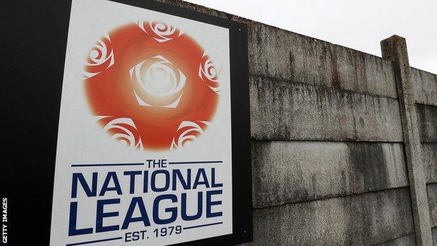 National League sign