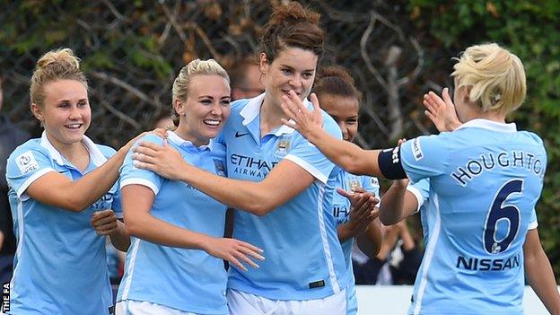 Manchester City celebrate