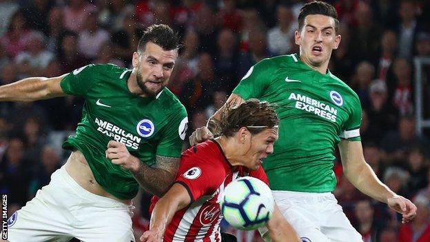 Shane Duffy and Lewis Dunk