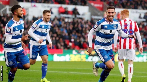 Right-back Angel Rangel had never previously scored for QPR in 14 games - but ended the afternoon with his first career double