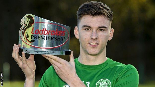 Celtic defender Kieran Tierney