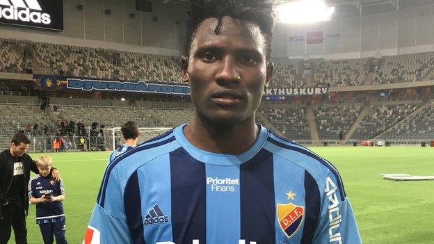 Kenya striker Michael Olunga