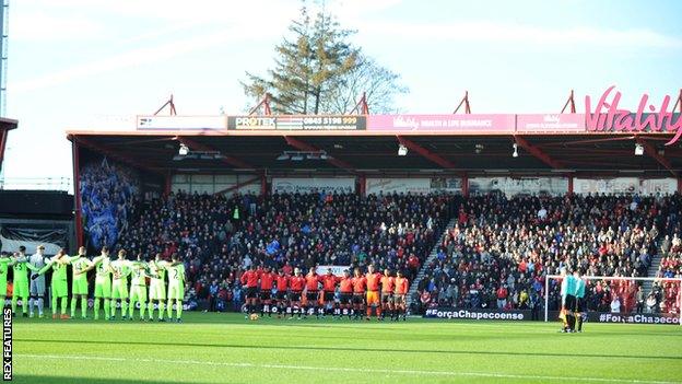 Bournemouth v Liverpool at Vitality Stadium