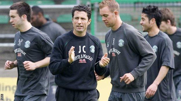 John Collins worked with a host of homegrown players during his Hibs tenure