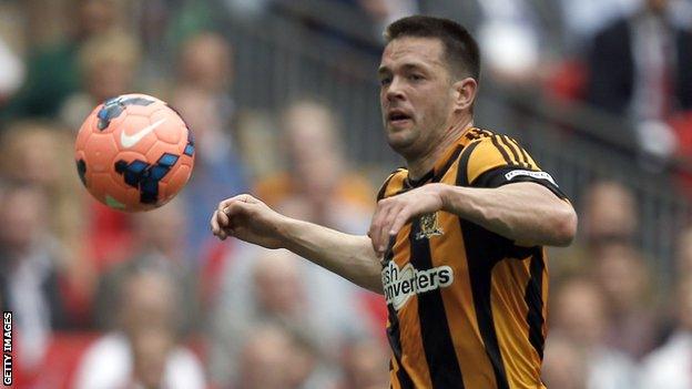 Matty Fryatt in action for Hull City in the 2014 FA Cup final