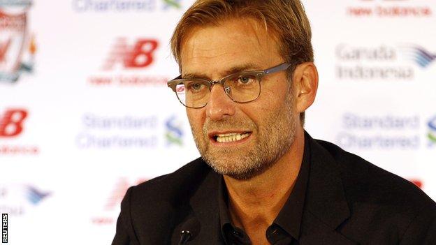 Liverpool manager Jurgen Klopp