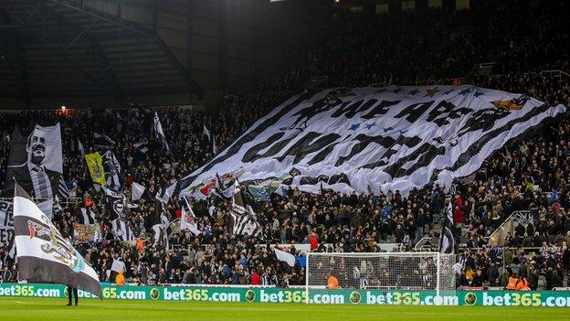 Newcastle United fans