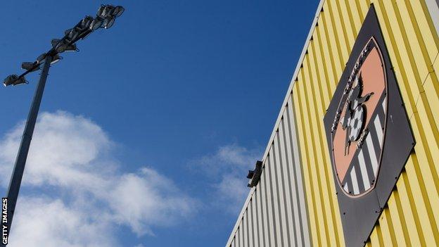 General view of Meadow Lane