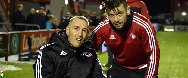 Fernando Ricksen (left) and Massimo Donati