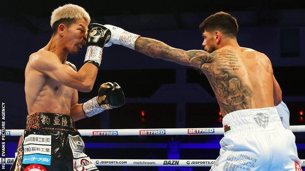 Joe Cordina produced a stunning second-round knock-out of champion Kenichi Ogawa to take the IBF super-featherweight title