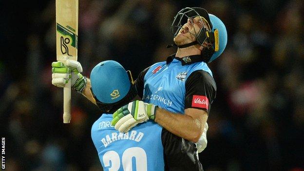 Worcestershire win T20 Blast