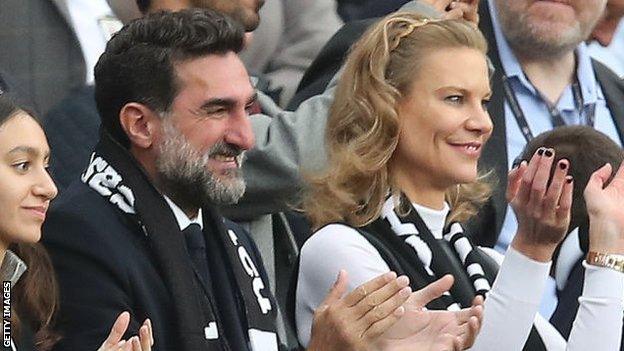 Yasir Al Rumayyan - the governor of the Public Investment Fund and Newcastle's non-exec chairman - joins part-owner Amanda Staveley