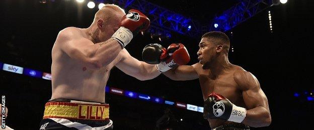 Gary Cornish and Anthony Joshua