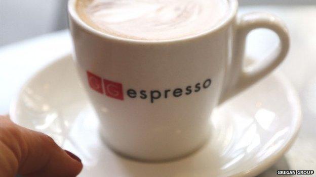 A GG Espresso coffee