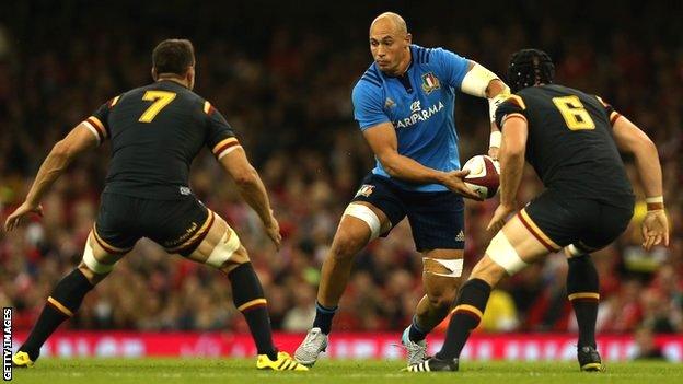 Italy captain Sergio Parisse