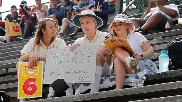 Fans at The Wanderers in Johannesburg