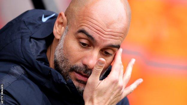 Manchester City manager Pep Guardiola